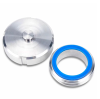 KQ Sanitaire, acier inoxydable de qualité alimentaire, ISO 3A SMS DIN Inox Ss 304 316, bouchon aveugle, couvercle, union à marteau avec chaîne