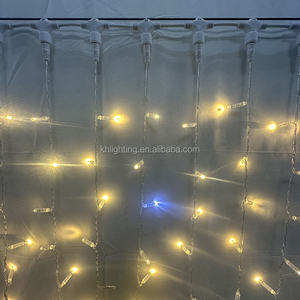 Guirnalda de Luces <span class=keywords><strong>LED</strong></span> para Exteriores, con Forma de Flores, Color Blanco Cálido, para Navidad, Cortina de Luces, Resistente al Agua IP65, Control por Voz, para Fachadas y Cascadas - Product Image 4