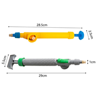 Arrosage Irrigation Haute Pulvérisateur Pression D'eau Fleur Jardin Pistolet Pulvérisateur Tête Jus Bouteilles Interface En Plastique Chariot Pulvérisation