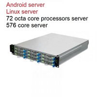 2U Multi-core Accélération Linux Cloud Gaming Mobile Office Virtual Desktop Control Cloud Mobile Phone Rk3588s AI Edge Server