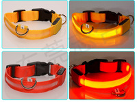 Collar Luminoso para Perro con Carga USB, Hebilla de Liberación Rápida y Correa de Nailon Ajustable para Perros Pequeños a Grandes