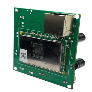 IP/SIP/4G/WIFI audio intercom system module PCB board with power amplifier 2*30W, supporting intercom listening playing function