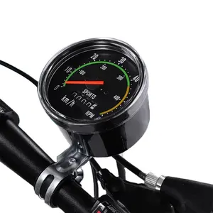 Fahrrad zubehör Code Meter Mountainbike Geschwindigkeit messer runder mechanischer Kilometer zähler aus Aluminium legierung