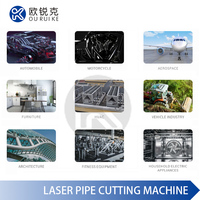 Machine de découpe laser CNC de bureau pour tuyaux rectangulaires en fer, système de découpe laser à fibre pour tuyaux industriels, en promotion