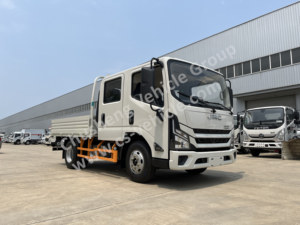 Prix d'usine JMC T822 4X2 3T Dropside Camion Camion de livraison de marchandises Camion cargo léger à double rangée Cabine Camion pour l'Algérie - Product Image 3