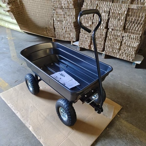 Heavy-Duty <strong>Towable</strong> Poly Utility <strong>Cart</strong> &amp; Dump Trailer Heavy-Duty Steel Dump Trailer <strong>Garden</strong> <strong>Cart</strong> for Sale - Product Image 2
