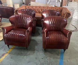 <span class=keywords><strong>Poltrona</strong></span> di Lusso Stile Industriale Retrò con Funzione di Raffreddamento per Casa, Ufficio, Parco, Camera da Letto, Sala da Pranzo, Soggiorno - Sedia Aviator - Product Image 6