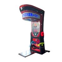 Machine de boxe musicale à pièces d'entraînement électronique personnalisée Machine de jeu de boxe de boxeur d'arcade