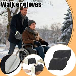 กันน้ำ 360 °   ถุงมือกันลมแบบมีฮีตเตอร์คู่สำหรับฤดูหนาว สำหรับรถเข็นคนพิการ - Product Image 6