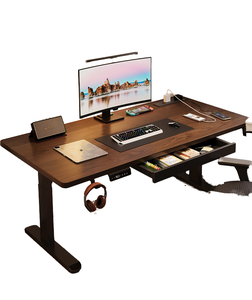 Bureau de direction convertible moderne en métal de luxe pour appartement et école, design ergonomique réglable avec rangement, fabriqué à Jiangsu, Chine - Product Image 1