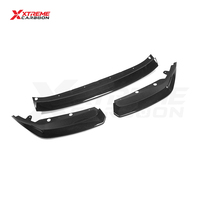 Lame de séparation avant en fibre de carbone sèche style CT V1 pour BMW G87 M2 Coupé, Pièces automobiles, Spoiler avant, Diffuseur de pare-chocs