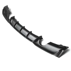 Difusor de Parachoques Trasero Negro Mate con Salida Doble para Silenciador Único para BMW F30 Serie 3 335i 2012 2013 2014 2015 2016 2017 2018 - Product Image 2