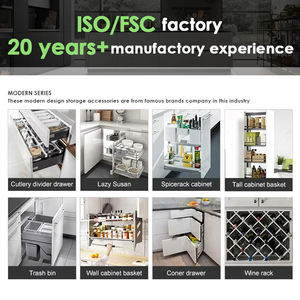 Goldtop Fabricación personalizada Alta calidad Ecológico Modular Cocina Isla Mesa Madera maciza Armarios de cocina modernos Grifo - Product Image 5