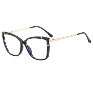 Monturas de Gafas de Ojo de Gato con Aro Completo, Anti Luz Azul, Gafas Ópticas para Mujer, Diseño Retro Ligero 2024 - Product Image 1