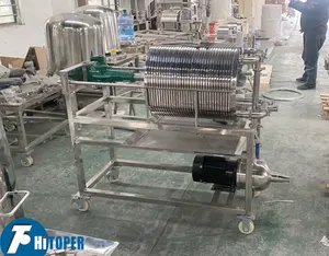 304 316 Stainless Steel Micropore Filter Machine 0.1-0.5 mm Hot used in Juice Beverage Industrial