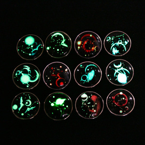 Pulsera de constelación de cielo estrellado, pulsera de cuero con cuentas que brilla en la oscuridad, hebilla de cristal fluorescente, regalo de joyería unisex - Product Image 3