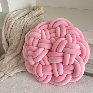 Décor à la maison bureau canapé décoration doux velours noeud boule <span class=keywords><strong>oreiller</strong></span> haute qualité fait à la main oreillers décoratifs - Product Image 6