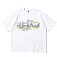 T-shirt streetwear oversize en coton épais avec imprimé crâne original, col rond, coupe ample, manches courtes, pour homme