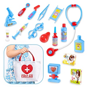 Giocattoli medici per bambini set da gioco per attrezzi da <span class=keywords><strong>dottore</strong></span> finta <span class=keywords><strong>borsa</strong></span> da trasporto per giochi da <span class=keywords><strong>dottore</strong></span> - Product Image 4