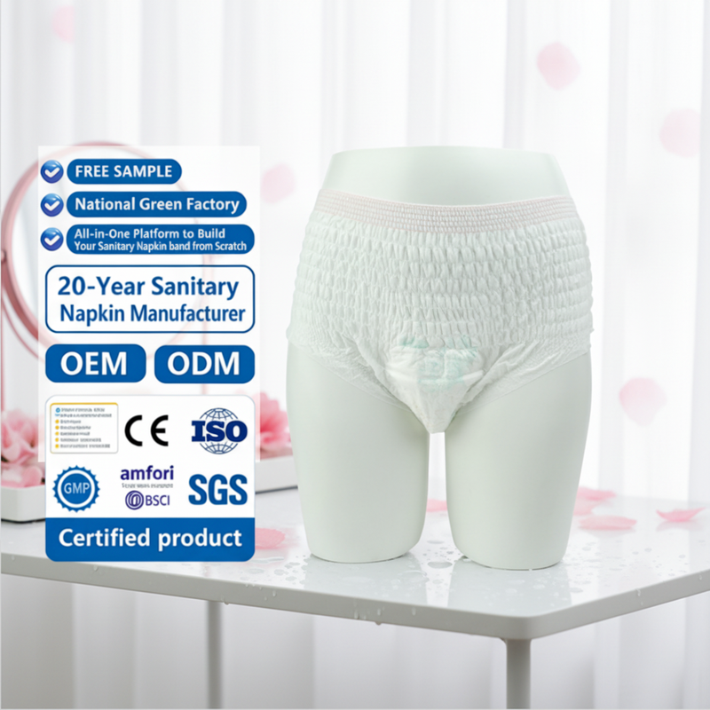Customized Women Period Safety Underwear Breathable