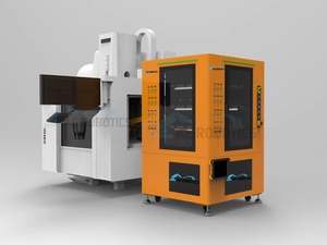 Station mobile AUBO prête à l'emploi pour l'automatisation du chargement/déchargement, alimentée par un cobot, avec protections complètes, produit collaboratif - Product Image 1
