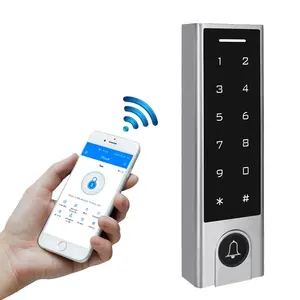 IP66 impermeável toque teclado Ble TTlock acesso controle Android APP porta acesso controle cartão leitor