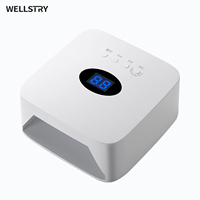 Lampe UV LED professionnelle WELLSTRY S50 54W à capteur automatique et multi-prises, rechargeable, pour le séchage des ongles, garantie 12 mois, pour salon et usage domestique