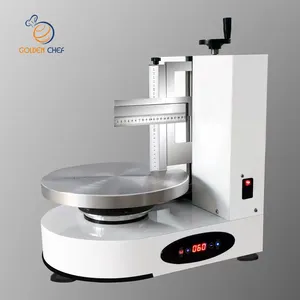 Yüksek verimli kek dekorasyon kaplama yumuşatma makinesi kek serpme tereyağı krem serpme makinesi