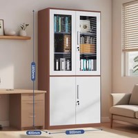 Armoire de classement en acier robuste avec serrure, anti-rouille, pour bureau, tiroir vertical, organisateur de documents, unité de rangement sécurisée et durable pour le lieu de travail