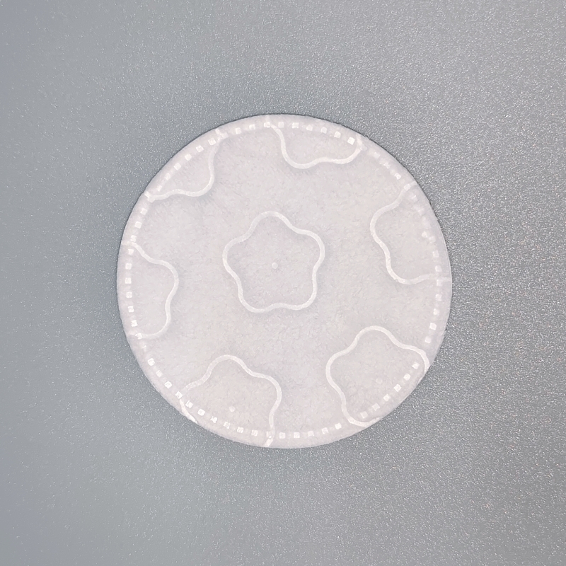 Pressed edge and embossing