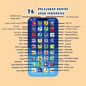 เครื่องเล่นเสริมพัฒนาการ<span class=keywords><strong>เด็ก</strong></span>เล็ก 28 ปุ่ม <span class=keywords><strong>ภาษา</strong></span>อินโดนีเซีย เวียดนาม อินเดีย ไทย อังกฤษ โทรศัพท์มือถือ เครื่องเรียนรู้อเนกประสงค์สำหรับ<span class=keywords><strong>เด็ก</strong></span> - Product Image 5