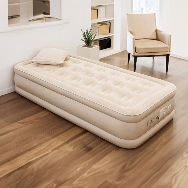 Suitable for One People Flocking PVC Sleeping Pad Height 40cm Inflatable Stable Bed