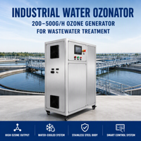 300G 200G RAS Aquacultuur Systeem PLC Ozon Generator voor viskwekerij waterdesinfectie en recirculerende waterzuivering