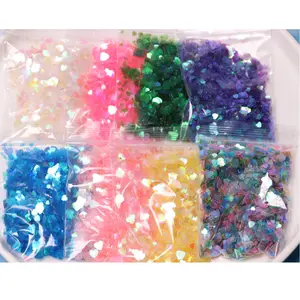 Laser Holographic Glitter Powder Nails Art Decoration Xmas Confetti Crafts DIY Accessories Party Supplies
