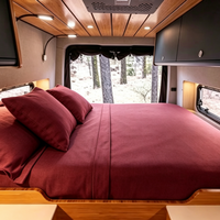 Matelas de camping-car de luxe en mousse à mémoire de forme certifié CE, taille courte Queen, fermeté moyenne, pour camping, caravanes, camions, camping-cars, matelas de voiture