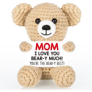 Ositos <span class=keywords><strong>de</strong></span> Peluche Alegres Hechos a Mano con Ganchillo - Regalos Perfectos <span class=keywords><strong>para</strong></span> Hijos, Niñas, Maestros, Amigos y Jefes - Product Image 6