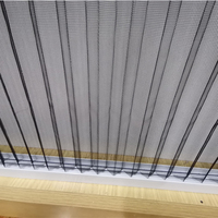 Moustiquaire plissée rétractable pour porte, écran anti-insectes pliable pour patio, balcon, maison