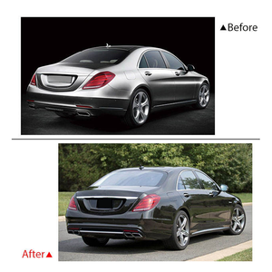 Kit de Conversión de Carrocería para Mercedes Benz Clase S S65 AMG <span class=keywords><strong>2014</strong></span>, Estilo Deportivo, Parachoques Delantero y Trasero, Guardabarros Anchos, Capó, Faldones Laterales - Product Image 3