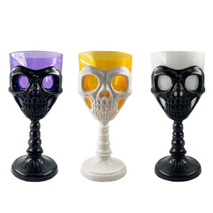 Gobelets créatifs en forme de crâne, verres à vin rouge, verres à bière, verres à boisson, décorations de table, ensembles de vin pour Halloween - Product Image 5