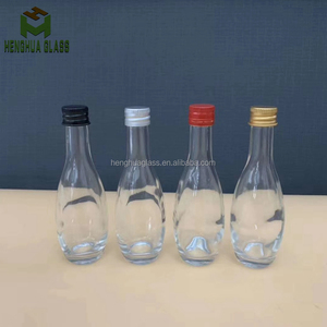 Mini bouteille en verre d'<span class=keywords><strong>alcool</strong></span> de 50 ml, bouteilles en verre pour spiritueux, flacon de 50 cc, whisky, <span class=keywords><strong>vodka</strong></span>, pour liqueur, gin, rhum, brandy, contenants pour bouteilles - Product Image 3