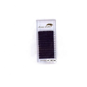 <span class=keywords><strong>0</strong></span>,05 negro mate de Cachemira de visón cliente etiqueta privada a granel individual extensiones de pestañas profesional pestañas - Product Image 6