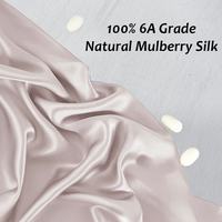 Ensemble cadeau de luxe 100% soie de mûrier 6A, taie d'oreiller en soie, masque pour les yeux en soie et ensemble de taies d'oreiller en soie
