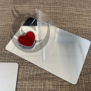 Tarjetas de Visita de PVC de Alta Calidad con Impresión de Pantalla y Logotipo Personalizado, Diseño de Espejo de Plástico de Alta Calidad - Product Image 3