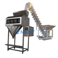 Machine de remplissage et d'emballage automatique à 2 balances pour granulés, noix, grains de café, céréales, riz, aliments pour animaux, sucre, viande séchée, 1 kg, 2,5 kg