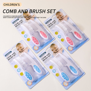 Juego de Cepillo y Peine <span class=keywords><strong>para</strong></span> Bebé, Libre de BPA, Cepillo <span class=keywords><strong>para</strong></span> Cabello de Recién <span class=keywords><strong>Nacido</strong></span>, Peine Infantil, Masajeador de Cabeza, Juego de Peines <span class=keywords><strong>para</strong></span> Niños - Product Image 5