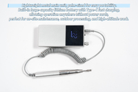 Mini-meuleuse industrielle portable sans balais rechargeable avec mandrin de 3 mm pour le nettoyage de soudures et le débavurage
