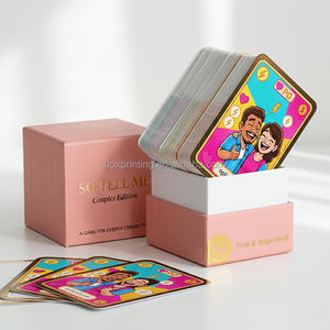 Services d'Impression Personnalisée Couleurs Boîtes d'Emballage pour Jeu de Cartes « Questions entre Amis » et Decks de Cartes pour Couples avec Boîte - Product Image 2