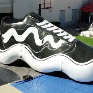 Zapatilla Deportiva Inflable Gigante, Impermeable, Duradera, de PVC y Tela Oxford, Modelo de Zapatilla Deportiva con Diseño de Globo de Nieve para Publicidad - Product Image 1