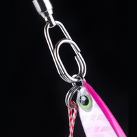 Funadaiko Nouveaux anneaux de pêche en acier inoxydable de haute qualité Renforcer l'anneau solide Leurre Anneau de connexion Accessoires de pêche