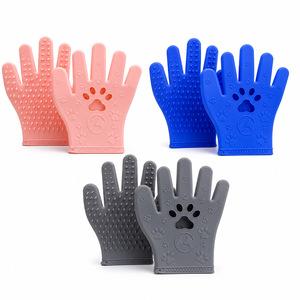 Gants en silicone Ktl pour l'élimination des poils d'animaux 23x16x0.3cm pour le toilettage et le massage des chiens - Product Image 2